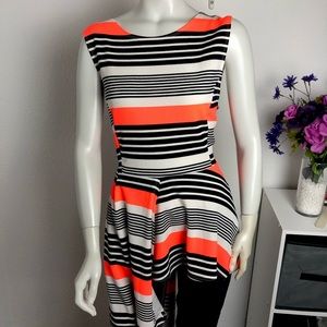 Asymmetrical Peplum Top